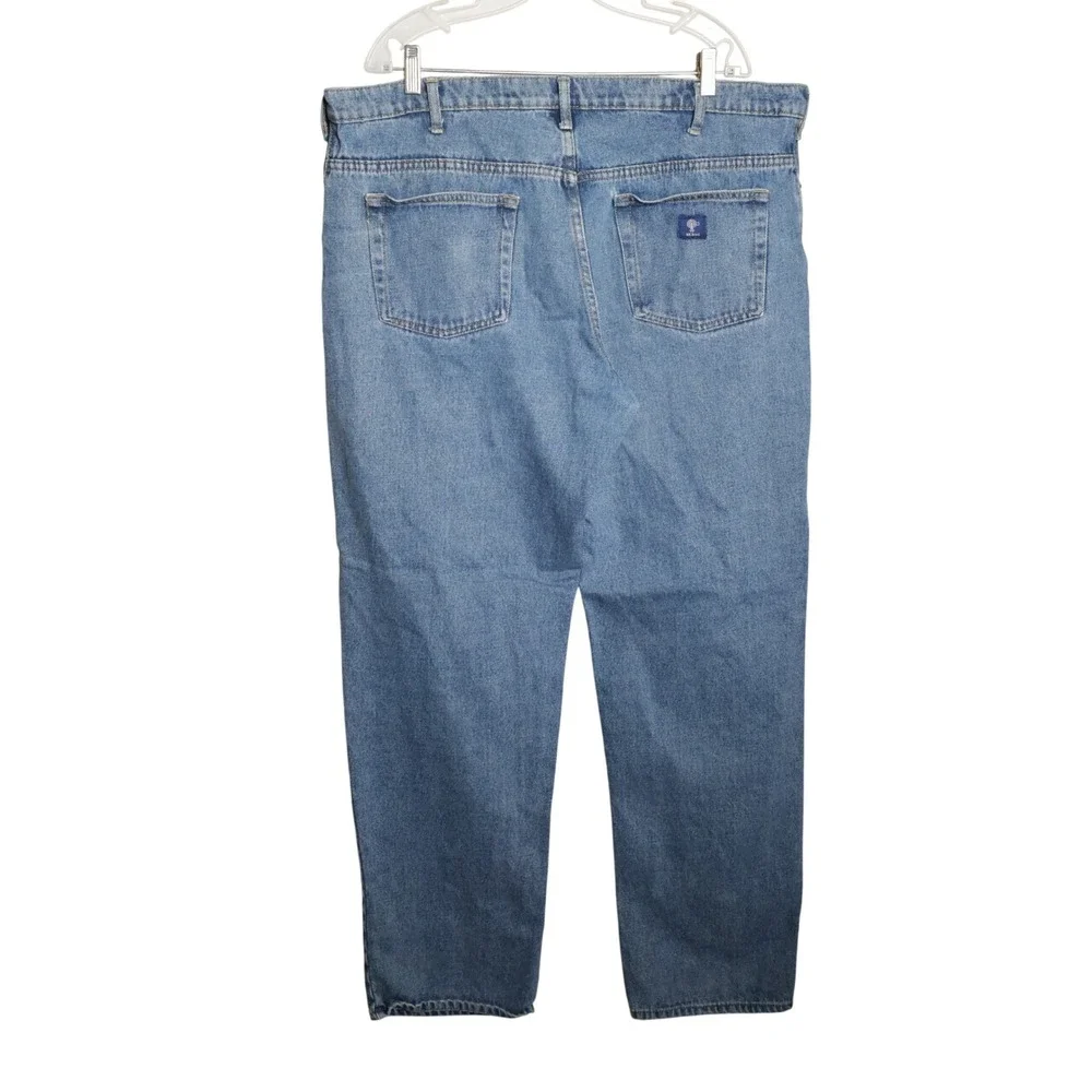 (4) Pairs RK Brand Mens 40x36 Light Wash‎ Denim Jeans Straight Leg Cotton